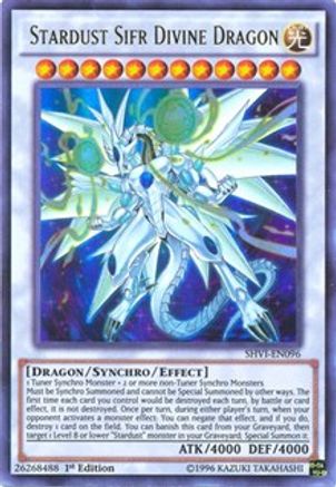 Stardust Sifr Divine Dragon (SHVI-EN096) - Shining Victories Unlimited Shining Victories Yugioh Single  Squirtle Squad Card Shop.