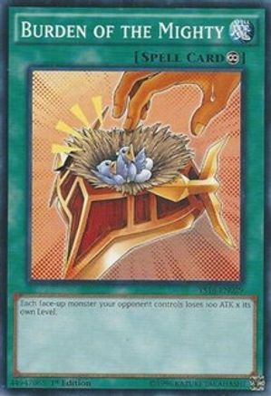 Burden of the Mighty (YS16-EN029) - Starter Deck: Yuya 1st Edition Starter Deck: Yuya Yugioh Single  Squirtle Squad Card Shop.