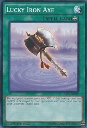 Lucky Iron Axe (YS16-EN028) - Starter Deck: Yuya 1st Edition Starter Deck: Yuya Yugioh Single  Squirtle Squad Card Shop.