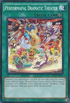 Performapal Dramatic Theater (YS16-EN021) - Starter Deck: Yuya 1st Edition Starter Deck: Yuya Yugioh Single  Squirtle Squad Card Shop.