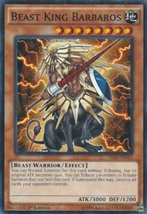 Beast King Barbaros (YS16-EN017) - Starter Deck: Yuya 1st Edition Starter Deck: Yuya Yugioh Single  Squirtle Squad Card Shop.