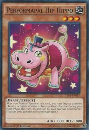 Performapal Hip Hippo (YS16-EN013) - Starter Deck: Yuya 1st Edition Starter Deck: Yuya Yugioh Single  Squirtle Squad Card Shop.