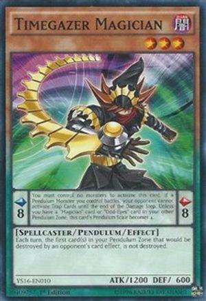 Timegazer Magician (YS16-EN010) - Starter Deck: Yuya 1st Edition Starter Deck: Yuya Yugioh Single  Squirtle Squad Card Shop.