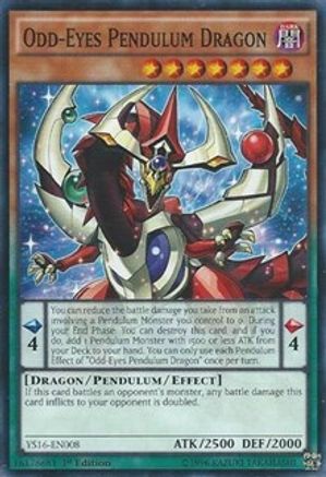 Odd-Eyes Pendulum Dragon (YS16-EN008) - Starter Deck: Yuya 1st Edition Starter Deck: Yuya Yugioh Single  Squirtle Squad Card Shop.