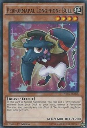 Performapal Longphone Bull (YS16-EN006) - Starter Deck: Yuya 1st Edition Starter Deck: Yuya Yugioh Single  Squirtle Squad Card Shop.