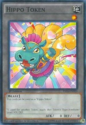 Token: Hippo (Blue) (YS16-ENT03) - Starter Deck: Yuya 1st Edition Starter Deck: Yuya Yugioh Single  Squirtle Squad Card Shop.