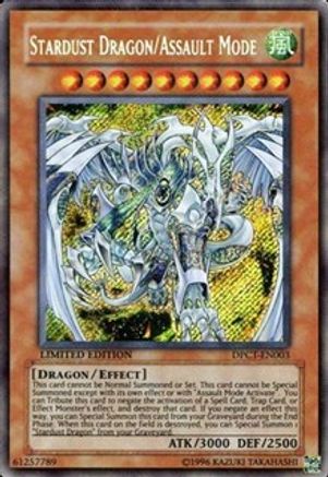 Stardust Dragon/Assault Mode (Secret) (DPCT-EN003) - Duelist Pack Collection Tin Limited Duelist Pack Collection Tin Yugioh Single  Squirtle Squad Card Shop.