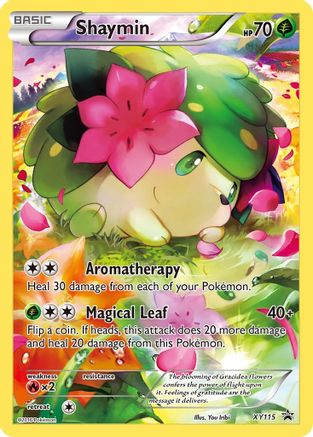 Shaymin XY115 Holo Promo – Pokémon Card