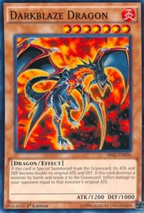 Darkblaze Dragon (SR02-EN006) - Structure Deck: Rise of the True Dragons 1st Edition Structure Deck: Rise of the True Dragons Yugioh Single  Squirtle Squad Card Shop.