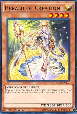 Herald of Creation (SR02-EN007) - Structure Deck: Rise of the True Dragons 1st Edition Structure Deck: Rise of the True Dragons Yugioh Single  Squirtle Squad Card Shop.