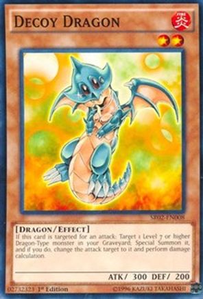 Decoy Dragon (SR02-EN008) - Structure Deck: Rise of the True Dragons 1st Edition Structure Deck: Rise of the True Dragons Yugioh Single  Squirtle Squad Card Shop.