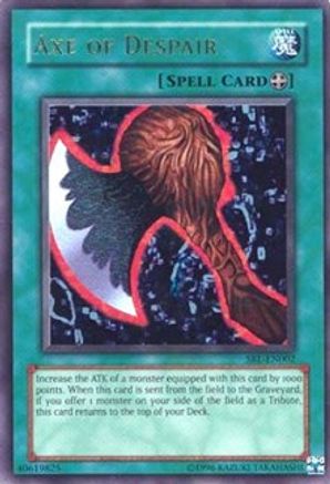 Axe of Despair (SRL-002) - Spell Ruler Unlimited Spell Ruler Yugioh Single  Squirtle Squad Card Shop.