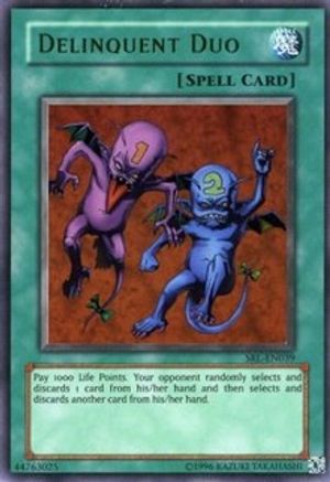 Delinquent Duo (SRL-039) - Spell Ruler Unlimited Spell Ruler Yugioh Single  Squirtle Squad Card Shop.