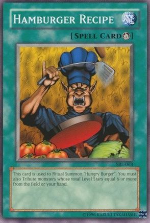 Hamburger Recipe (SRL-063) - Spell Ruler Unlimited Spell Ruler Yugioh Single  Squirtle Squad Card Shop.