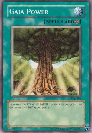 Gaia Power (SRL-096) - Spell Ruler Unlimited Spell Ruler Yugioh Single  Squirtle Squad Card Shop.