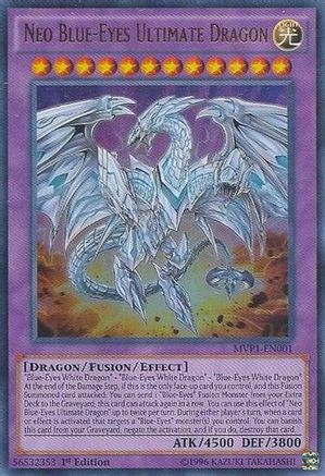 Neo Blue-Eyes Ultimate Dragon (MVP1-EN001) - The Dark Side of Dimensions Movie Pack Unlimited The Dark Side of Dimensions Movie Pack Yugioh Single  Squirtle Squad Card Shop.