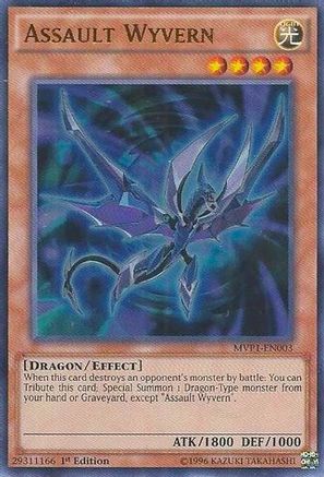 Assault Wyvern (MVP1-EN003) - The Dark Side of Dimensions Movie Pack Unlimited The Dark Side of Dimensions Movie Pack Yugioh Single  Squirtle Squad Card Shop.