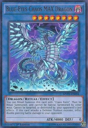 Blue-Eyes Chaos MAX Dragon (MVP1-EN004) - The Dark Side of Dimensions Movie Pack Unlimited The Dark Side of Dimensions Movie Pack Yugioh Single  Squirtle Squad Card Shop.