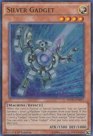 Silver Gadget (MVP1-EN017) - The Dark Side of Dimensions Movie Pack Unlimited The Dark Side of Dimensions Movie Pack Yugioh Single  Squirtle Squad Card Shop.