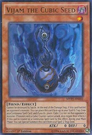 Vijam the Cubic Seed (MVP1-EN032) - The Dark Side of Dimensions Movie Pack 1st Edition The Dark Side of Dimensions Movie Pack Yugioh Single  Squirtle Squad Card Shop.