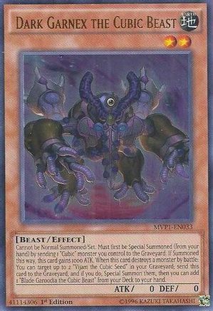 Dark Garnex the Cubic Beast (MVP1-EN033) - The Dark Side of Dimensions Movie Pack 1st Edition The Dark Side of Dimensions Movie Pack Yugioh Single  Squirtle Squad Card Shop.