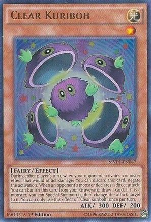 Clear Kuriboh (MVP1-EN047) - The Dark Side of Dimensions Movie Pack Unlimited The Dark Side of Dimensions Movie Pack Yugioh Single  Squirtle Squad Card Shop.