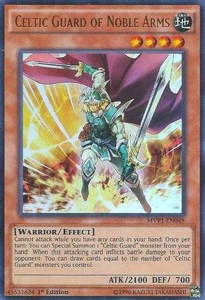 Celtic Guard of Noble Arms (MVP1-EN048) - The Dark Side of Dimensions Movie Pack Unlimited The Dark Side of Dimensions Movie Pack Yugioh Single  Squirtle Squad Card Shop.