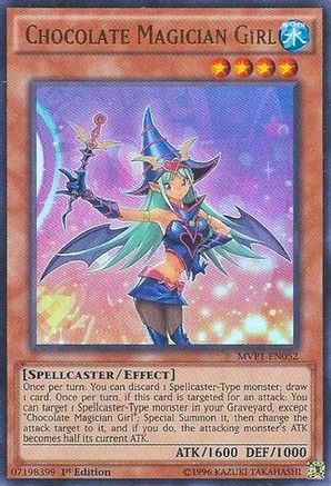 Chocolate Magician Girl (MVP1-EN052) - The Dark Side of Dimensions Movie Pack 1st Edition The Dark Side of Dimensions Movie Pack Yugioh Single  Squirtle Squad Card Shop.