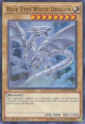 Blue-Eyes White Dragon (MVP1-EN055) - The Dark Side of Dimensions Movie Pack 1st Edition The Dark Side of Dimensions Movie Pack Yugioh Single  Squirtle Squad Card Shop.