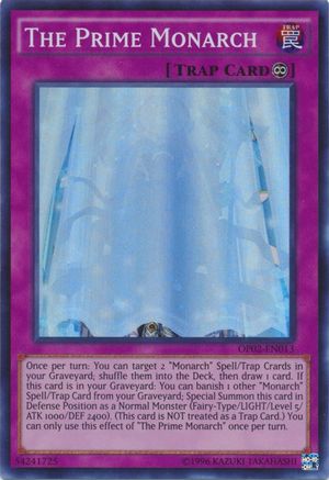 The Prime Monarch (OP02-EN013) - OTS Tournament Pack 2 Unlimited OTS Tournament Pack 2 Yugioh Single  Squirtle Squad Card Shop.