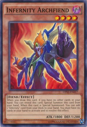 Infernity Archfiend (OP02-EN017) - OTS Tournament Pack 2 Unlimited OTS Tournament Pack 2 Yugioh Single  Squirtle Squad Card Shop.