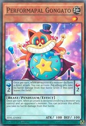 Performapal Gongato (TDIL-EN002) - The Dark Illusion Unlimited The Dark Illusion Yugioh Single  Squirtle Squad Card Shop.