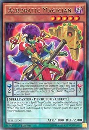 Acrobatic Magician (TDIL-EN009) - The Dark Illusion Unlimited The Dark Illusion Yugioh Single  Squirtle Squad Card Shop.