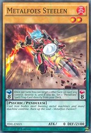Metalfoes Steelen (TDIL-EN021) - The Dark Illusion Unlimited The Dark Illusion Yugioh Single  Squirtle Squad Card Shop.