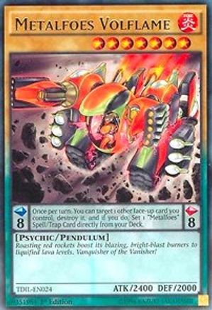 Metalfoes Volflame (TDIL-EN024) - The Dark Illusion 1st Edition The Dark Illusion Yugioh Single  Squirtle Squad Card Shop.