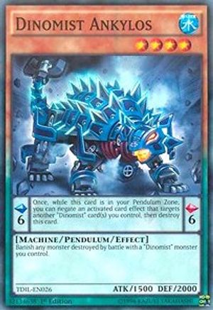 Dinomist Ankylos (TDIL-EN026) - The Dark Illusion Unlimited The Dark Illusion Yugioh Single  Squirtle Squad Card Shop.