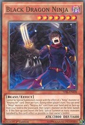 Black Dragon Ninja (TDIL-EN036) - The Dark Illusion 1st Edition The Dark Illusion Yugioh Single  Squirtle Squad Card Shop.