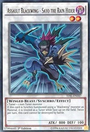 Assault Blackwing - Sayo the Rain Hider (TDIL-EN047) - The Dark Illusion 1st Edition The Dark Illusion Yugioh Single  Squirtle Squad Card Shop.