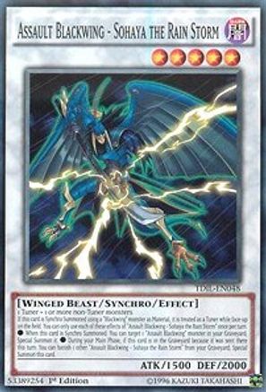 Assault Blackwing - Sohaya the Rain Storm (TDIL-EN048) - The Dark Illusion 1st Edition The Dark Illusion Yugioh Single  Squirtle Squad Card Shop.