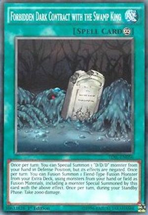Forbidden Dark Contract with the Swamp King (TDIL-EN056) - The Dark Illusion Unlimited The Dark Illusion Yugioh Single  Squirtle Squad Card Shop.