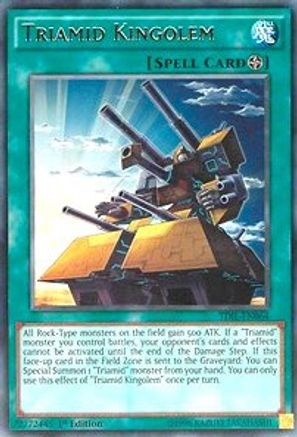 Triamid Kingolem (TDIL-EN064) - The Dark Illusion 1st Edition The Dark Illusion Yugioh Single  Squirtle Squad Card Shop.