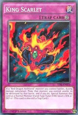 King Scarlet (TDIL-EN070) - The Dark Illusion 1st Edition The Dark Illusion Yugioh Single  Squirtle Squad Card Shop.