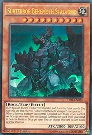 Subterror Behemoth Stalagmo (TDIL-EN084) - The Dark Illusion Unlimited The Dark Illusion Yugioh Single  Squirtle Squad Card Shop.