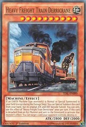 Heavy Freight Train Derricrane (TDIL-EN090) - The Dark Illusion Unlimited The Dark Illusion Yugioh Single  Squirtle Squad Card Shop.