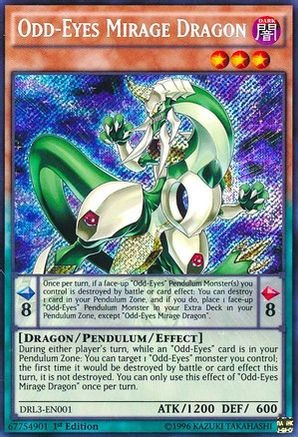 Odd-Eyes Mirage Dragon (DRL3-EN001) - Dragons of Legend: Unleashed 1st Edition Dragons of Legend: Unleashed Yugioh Single  Squirtle Squad Card Shop.