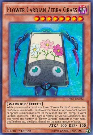 Flower Cardian Zebra Grass (DRL3-EN032) - Dragons of Legend: Unleashed 1st Edition Dragons of Legend: Unleashed Yugioh Single  Squirtle Squad Card Shop.