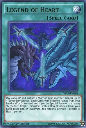 Legend of Heart (DRL3-EN046) - Dragons of Legend: Unleashed 1st Edition Dragons of Legend: Unleashed Yugioh Single  Squirtle Squad Card Shop.