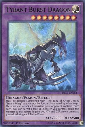 Tyrant Burst Dragon (DRL3-EN058) - Dragons of Legend: Unleashed 1st Edition Dragons of Legend: Unleashed Yugioh Single  Squirtle Squad Card Shop.