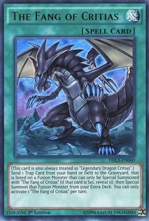 The Fang of Critias (DRL3-EN060) - Dragons of Legend: Unleashed 1st Edition Dragons of Legend: Unleashed Yugioh Single  Squirtle Squad Card Shop.