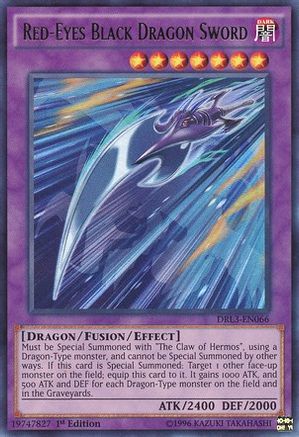 Red-Eyes Black Dragon Sword (DRL3-EN066) - Dragons of Legend: Unleashed 1st Edition Dragons of Legend: Unleashed Yugioh Single  Squirtle Squad Card Shop.